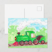 Draai het varken van het Guinee-Bissau rond een tr Briefkaart (Voorkant / Achterkant)