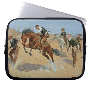 Draai Him Loose, Bill, c.1893 (olie op canvas) Laptop Sleeve