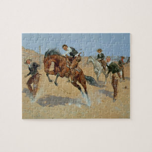 Draai Him Loose, Bill, c.1893 (olie op canvas) Legpuzzel