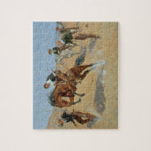 Draai Him Loose, Bill, c.1893 (olie op canvas) Legpuzzel (Verticaal)