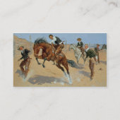 Draai Him Loose, Bill, c.1893 (olie op canvas) Visitekaartje (Achterkant)