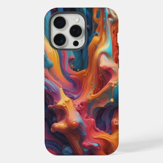 Draai hoofden met een dynamische, levendige iPhone Hoesje (Achterkant)