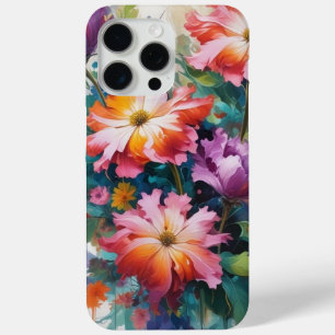 Draai hoofden met een gedurfd geschenk, mooie bloe iPhone 15 pro max hoesje