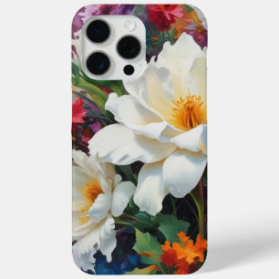 Draai hoofden met een gedurfd geschenk, mooie bloe iPhone 15 pro max hoesje