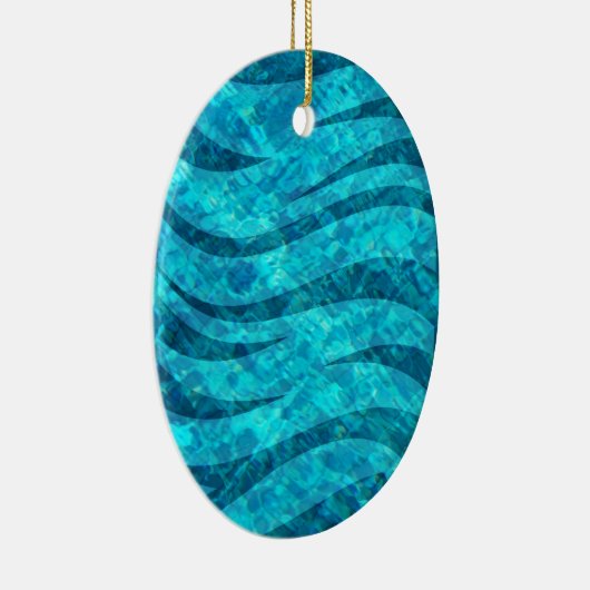 Draai in de pool keramisch ornament (Rechts)