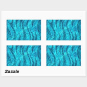Draai in de pool rechthoekige sticker (Vel)