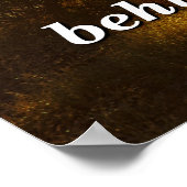 Draai je gezicht naar de zon poster (Hoek)