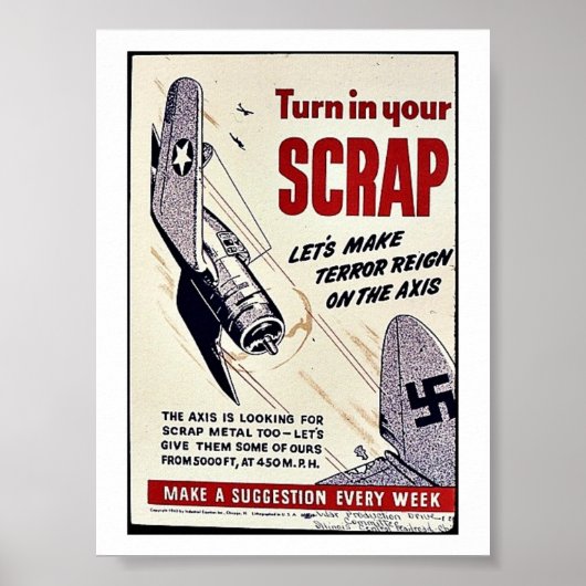 Draai je schroot om poster (Voorkant)