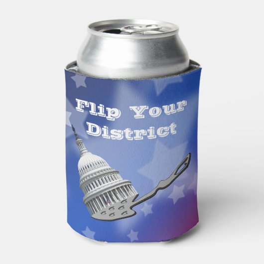Draai Jouw Districtstem 2026 Blikjeskoeler (Blikje Voorkant)