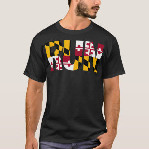 Draai Maryland Pride Running Motivation Graphic T-shirt