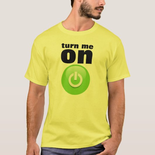 Draai me aan t-shirt (Voorkant)