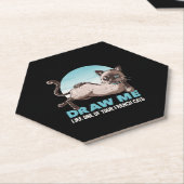 Draai me als een van je Franse meisjes die grappig Kartonnen Onderzetters (Schuin)