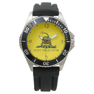 Draai me niet aan (Gadsden Flag) (Amerikaanse slan Horloge