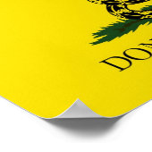 Draai me niet aan (Gadsden Flag) Poster van Tea Pa (Hoek)