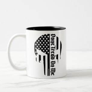 Draai me niet aan #USAPatriotGraphics © Tweekleurige Koffiemok