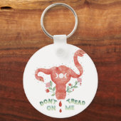 Draai me niet aan Uterus PRO CHOICE Essential Sleutelhanger (Voorkant)