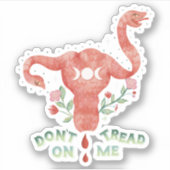Draai me niet aan Uterus PRO CHOICE Essential Sticker (Voorkant)