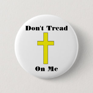 Draai me niet dwars op de Religieuze Vrijheidspin Ronde Button 5,7 Cm