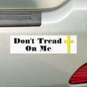 Draai me niet dwars op Religieuze Vrijheidsklever Bumpersticker (Op auto)