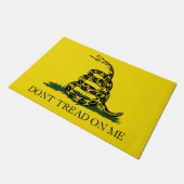 Draai me niet op Gadsden vlag Deurmat (Schuin)