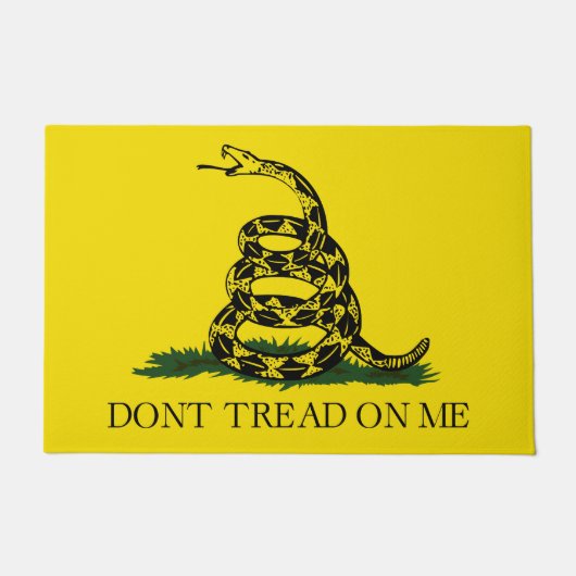 Draai me niet op Gadsden vlag Deurmat (Voorkant)