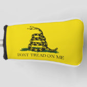 Draai me niet op Gadsden vlag Golfheadcover (Voorkant)