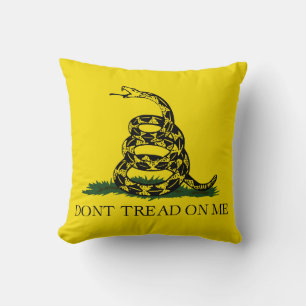 Draai me niet op Gadsden vlag Kussen