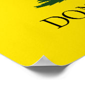 Draai me niet op Gadsden vlag Poster (Hoek)
