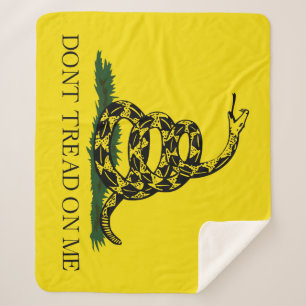 Draai me niet op Gadsden vlag Sherpa Deken