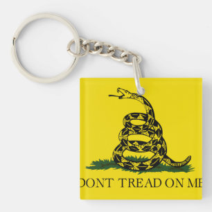 Draai me niet op Gadsden vlag Sleutelhanger