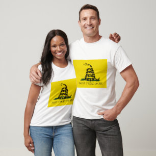 Draai me niet op Gadsden vlag T-shirt