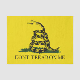 Draai me niet op Gadsden vlag Tissuepapier