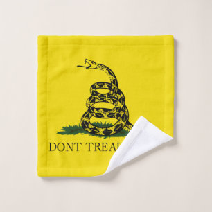 Draai me niet op Gadsden vlag Washandje