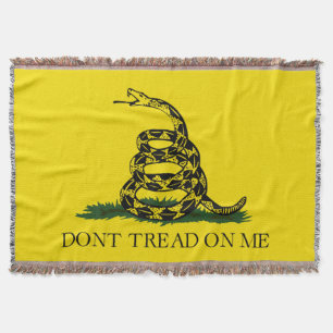 Draai me niet op mijn Gadsden vlag Drow Blanket Deken