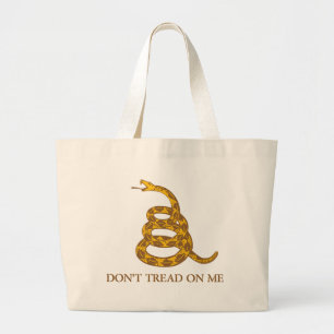 Draai me niet tegen Canvas tas Snake