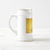 Draai me niet tegen de Tea Party Flag Beer Stein Bierpul (Links)