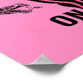 Draai me niet tegen Uterus Poster (Hoek)