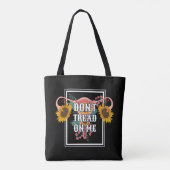 Draai me niet tegen Uterus Tote Bag (Achterkant)