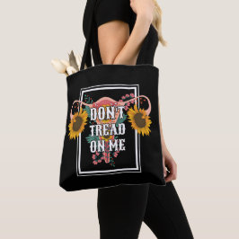Draai me niet tegen Uterus Tote Bag