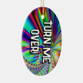 DRAAI ME OM! --- BEDANKT! DAT HAD IK NODIG! KERAMISCH ORNAMENT (Rechts)