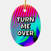 DRAAI ME OM / BEDANKT DIE IK NODIG HAD KERAMISCH ORNAMENT (Voorkant)