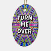 Draai me om / bedankt die ik nodig had keramisch ornament (Links)