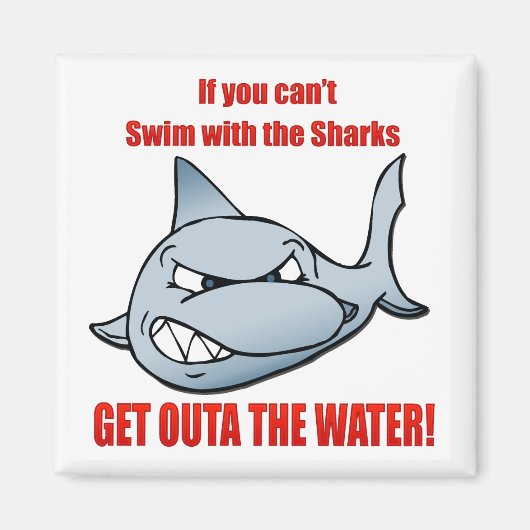 Draai met de haaien magneet (Voorkant)