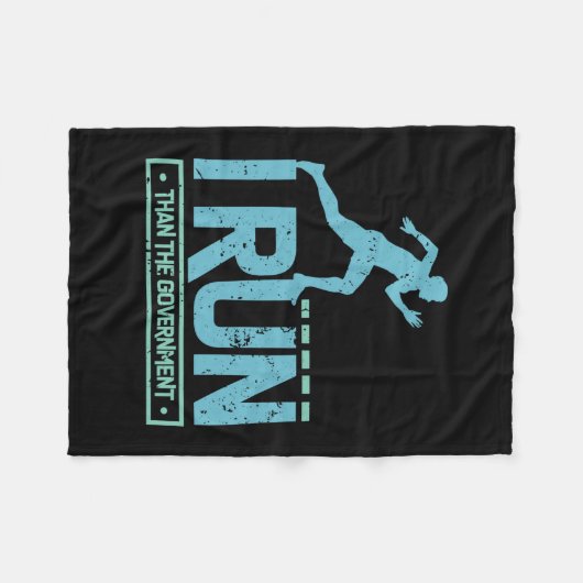 Draai met Marathon Sport Gift Fleece Deken (Voorkant (Horizontaal))