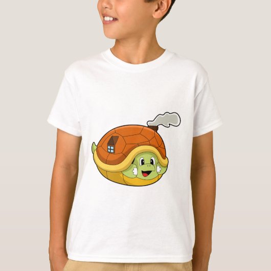 Draai met Shell als huis T-shirt (Voorkant)