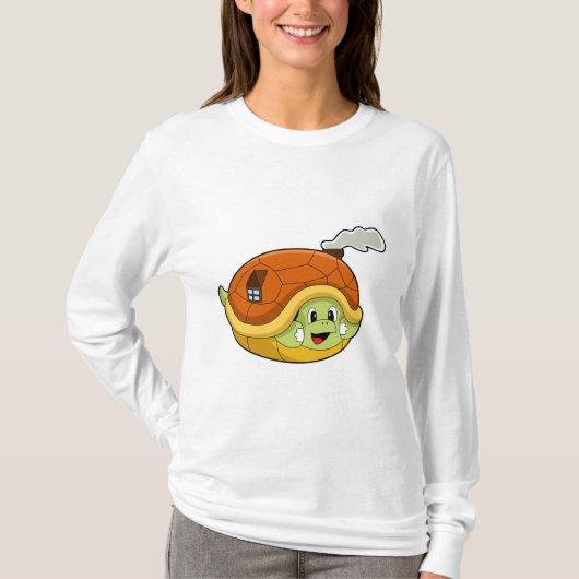 Draai met Shell als huis T-shirt (Voorkant)