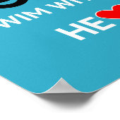 Draai met uw hart motivatie sport poster (Hoek)