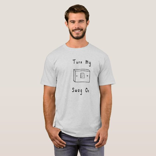 Draai mijn zwaai aan t-shirt (Voorkant volledig)