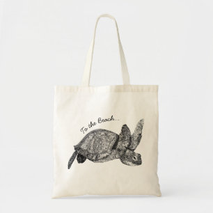 Draai naar de keel tote bag