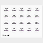 Draai naar Nergens | Duurzaam Vinyl Ronde Sticker (Vel)